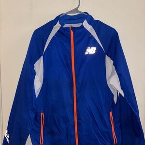 New Balance Blue and Orange Windbreaker